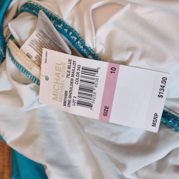 Michael Kors NWT one piece skirted swimsuit - Picture 6 of 8